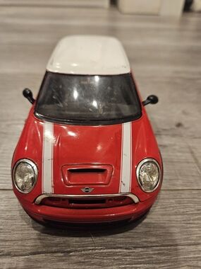Cooper Red and White Toy Car - Kids Toy